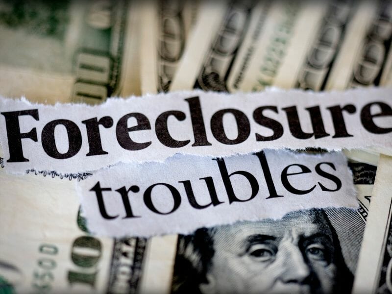 Foreclosure trouble