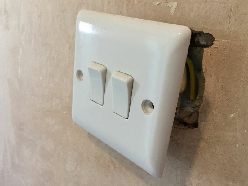 Rewiring light switch